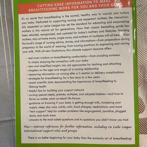 THE Womanly Art of Breastfeeding book by La Leche League International - Picture 4 of 14